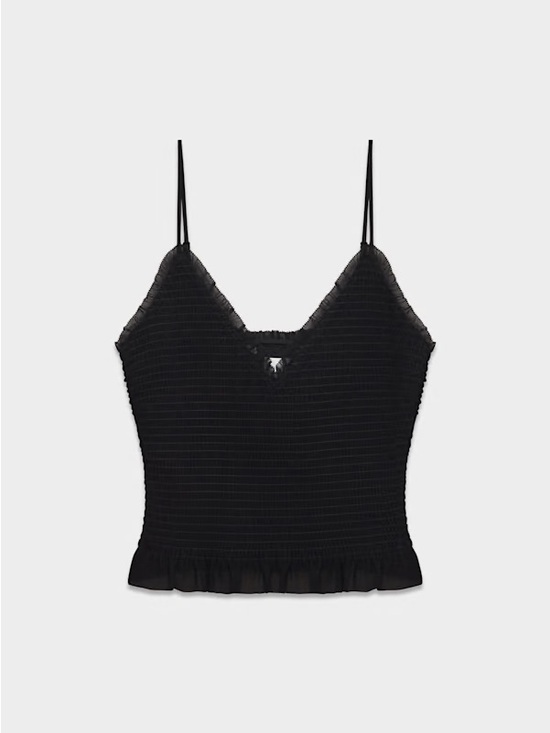 Wilfred Tops - NWT Aritzia Wilfred Tuberose Tank — Black, Size S